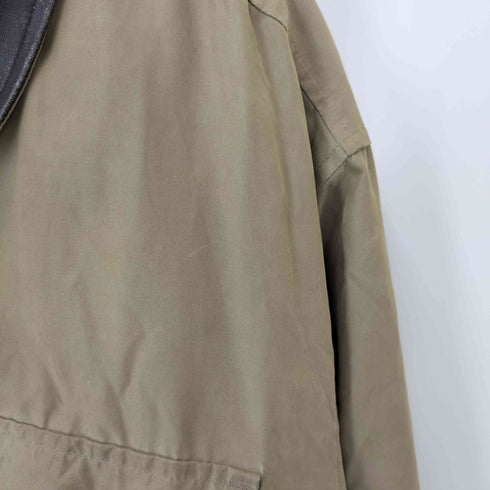 エディーバウアー Eddie Bauer 90-00S 襟レザー 中綿 ハンティング ジャケット メンズ import:M