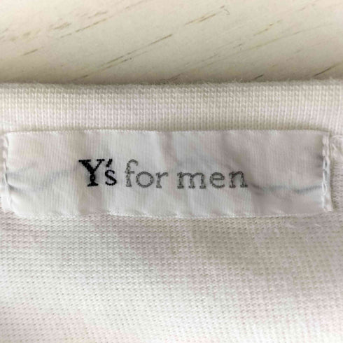 ワイズフォーメン Ys for men ヘンリーネック Tシャツ メンズ