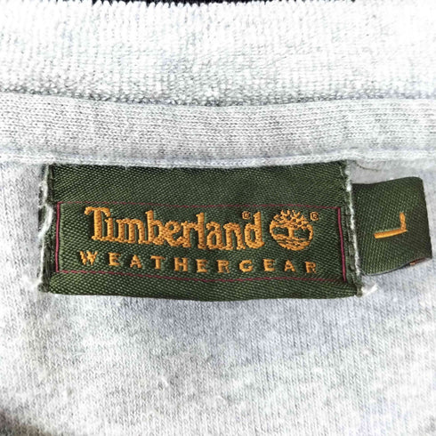 ティンバーランド Timberland 90-00S 香港製 パイル Vネック ビッグ Tシャツ メンズ import:L