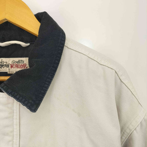 ステューシー Stussy Washed Canvas Shop Jacket ウォッシュド キャンバス ショップ ジャケット メンズ import:M