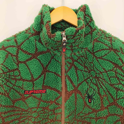 シュプリーム Supreme 22aw Spyder Web Polar Fleece Jacket メンズ import:M