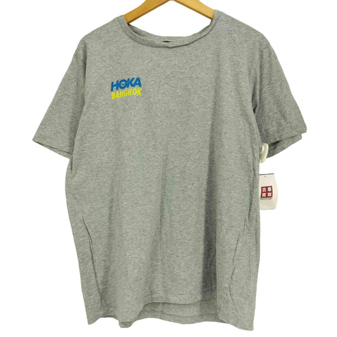 ホカオネオネ HOKA ONE ONE コットン クルーネック Tシャツ メンズ JPN:L
