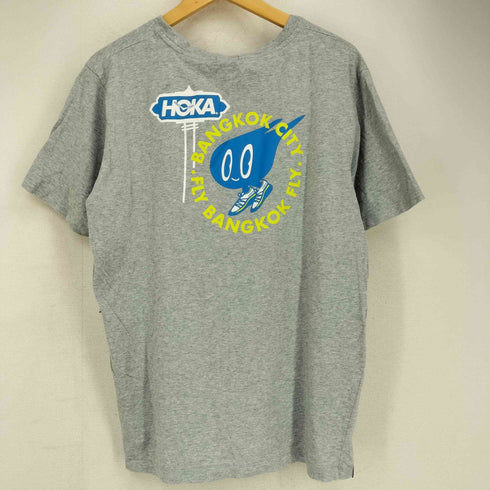 ホカオネオネ HOKA ONE ONE コットン クルーネック Tシャツ メンズ JPN:L