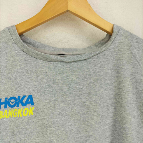 ホカオネオネ HOKA ONE ONE コットン クルーネック Tシャツ メンズ JPN:L