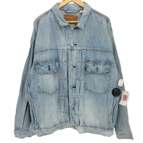 リーバイス Levis 2nd型 ストーンウォッシュ デニムトラッカージャケット メンズ import:L