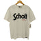 ショット Schott 日本製 SS T LEOPARD LOGO USAコットン ロゴ プリント Tシャツ メンズ import:L