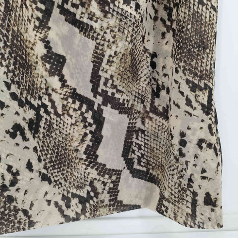 ステラマッカートニー STELLA McCARTNEY スネークスキンプリントメッシュワンピース レディース import:L