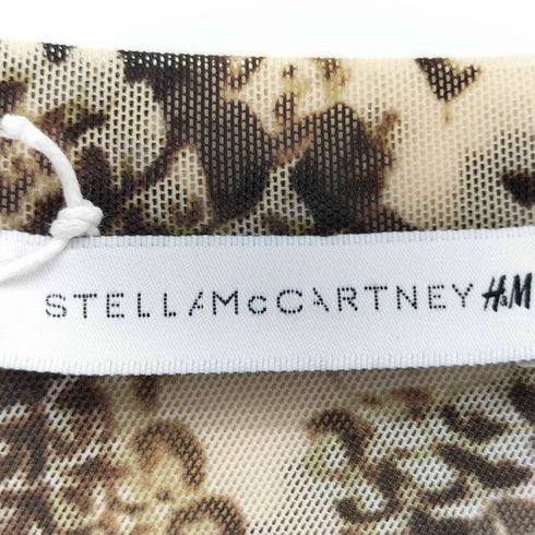 ステラマッカートニー STELLA McCARTNEY スネークスキンプリントメッシュワンピース レディース import:L