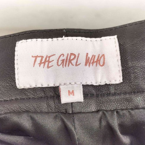 THE GIRL WHO レザー ショーツ レディース JPN:M