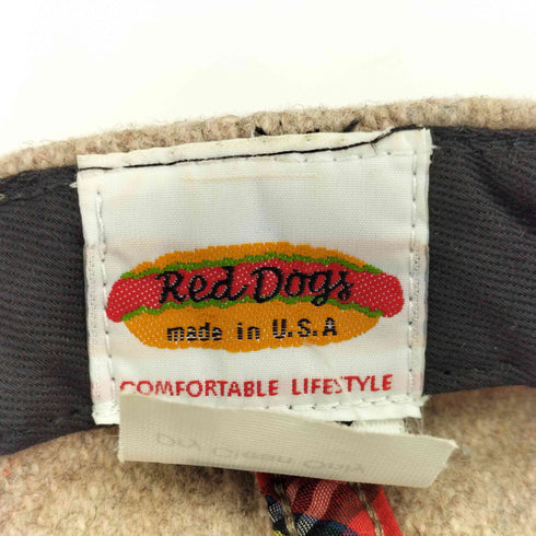 Red Dogs USA製 フロント刺繍 ウール キャップ メンズ