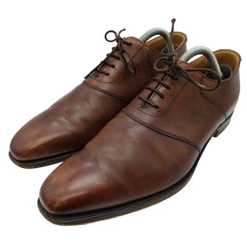 クロケットアンドジョーンズ CROCKETT&JONES イングランド製 BARFORD サドル シューズ メンズ 7 2/1