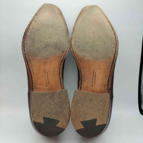 クロケットアンドジョーンズ CROCKETT&JONES イングランド製 BARFORD サドル シューズ メンズ 7 2/1