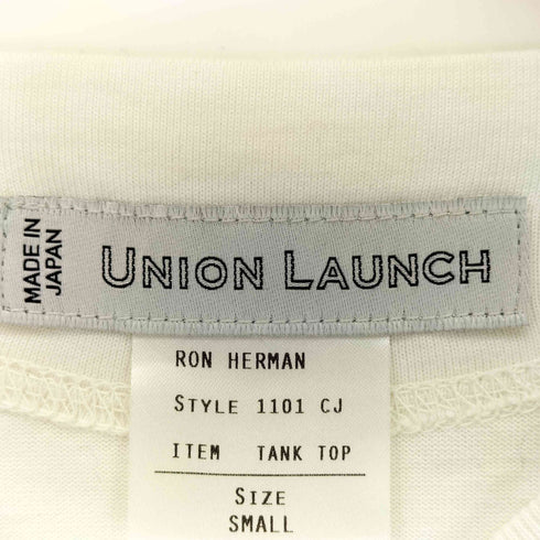 ユニオンランチ UNION LAUNCH コットンタンクトップ レディース import:S
