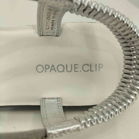 オペークドットクリップ OPAQUE.CLIP ビジューストラップサンダル レディース M