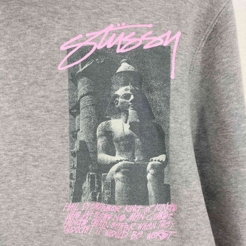 ステューシー Stussy THEY CAN'T KEEP A GOOD MAN DOWN プルオーバーパーカー メンズ JPN:M