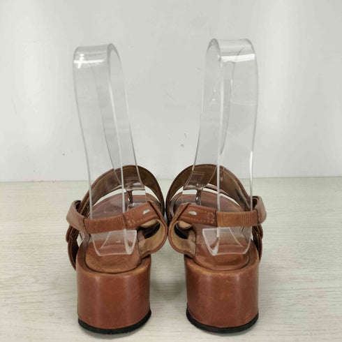 メゾンマルジェラ Maison Margiela 15SS レザー ストラップサンダル VIBRAMソール レディース 37