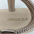 オペークドットクリップ OPAQUE.CLIP ビジューストラップサンダル レディース M