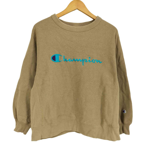 チャンピオン Champion REVERSE WEAVE WARMUP リバースウィーブ 11.5oz クルーネックシャツ スウェット レディース JPN:L