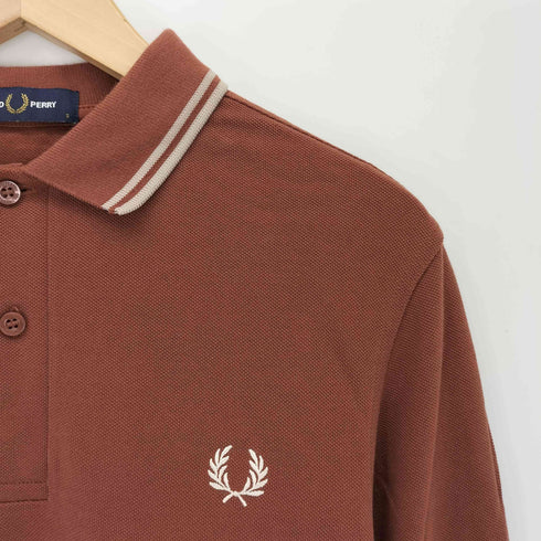 フレッドペリー FRED PERRY ティップラインL/Sポロシャツ メンズ import:S