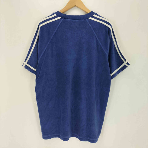 アディダス adidas 90s 万国旗タグ 3ライン ワンポイント クルーネックTシャツ メンズ import:M