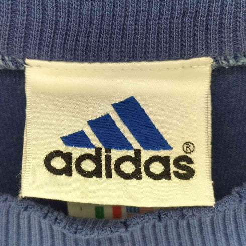 アディダス adidas 90s 万国旗タグ 3ライン ワンポイント クルーネックTシャツ メンズ import:M