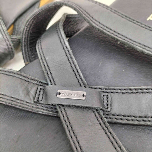 ディーゼル DIESEL レザー ベルト サンダル 27cm前後 メンズ
