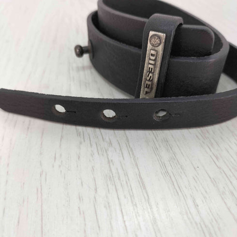 ディーゼル DIESEL レザーブレスレット メンズ ONE SIZE