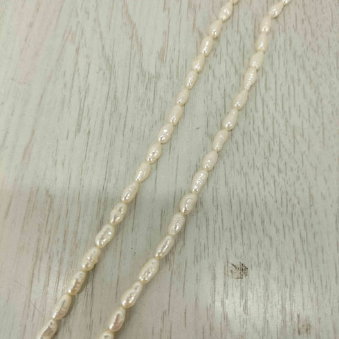 本真珠 パールネックレス SILVER刻印 レディース