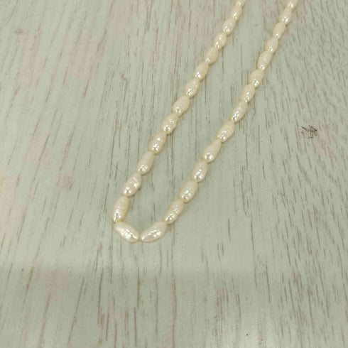 本真珠 パールネックレス SILVER刻印 レディース