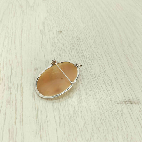 SILVER刻印 カメオブローチ リメイク ネックレス レディース ONE SIZE