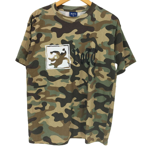 ボット BOTT Jester Tee カモ柄プリントTシャツ メンズ import:M