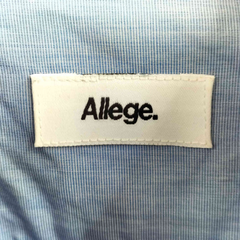アレッジ ALLEGE 24ss Standard Shirt レギュラーカラーシャツ メンズ JPN:3