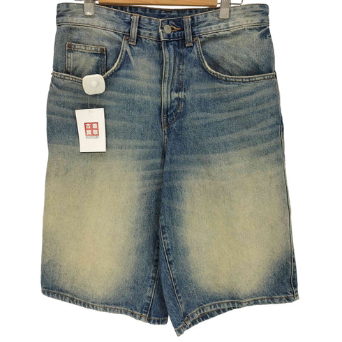 ザラ ZARA バギー フィット デニム ハーフ パンツ メンズ 30