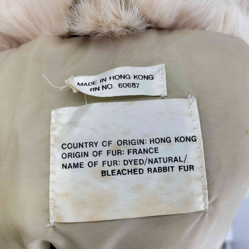 rabbit fur ラビットファージャケット レディース import:M