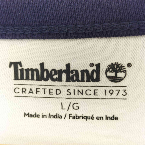 ティンバーランド Timberland ロゴプリントリンガーTシャツ メンズ JPN:L