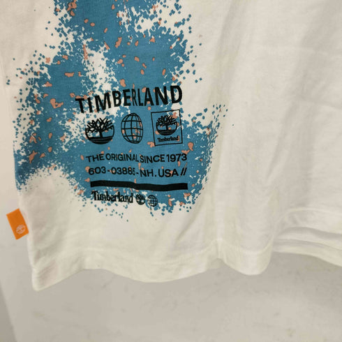 ティンバーランド Timberland グラフィックプリント ロゴクルーネックTシャツ メンズ JPN:XL