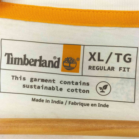 ティンバーランド Timberland グラフィックプリント ロゴクルーネックTシャツ メンズ JPN:XL