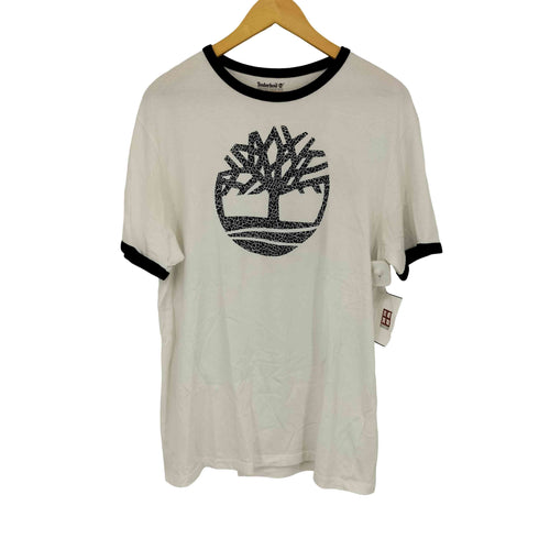 ティンバーランド Timberland ロゴプリントリンガーTシャツ メンズ JPN:L