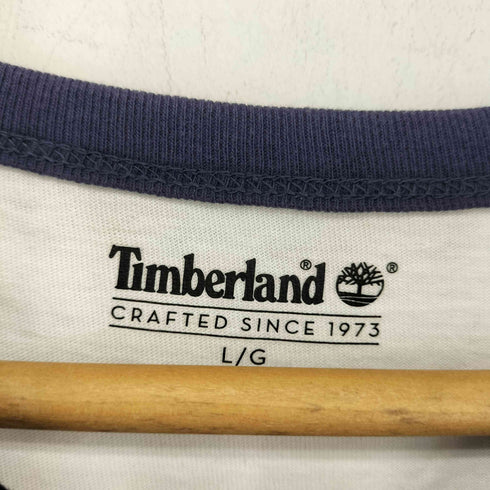 ティンバーランド Timberland ロゴプリントリンガーTシャツ メンズ JPN:L