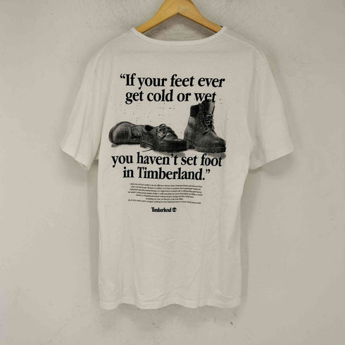ティンバーランド Timberland シューズプリント クルーネックTシャツ メンズ JPN:XL