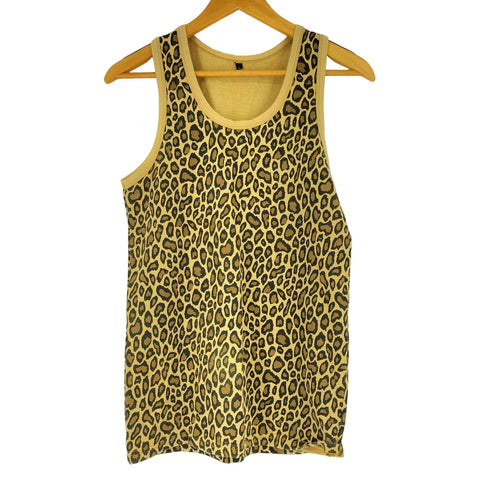 Y2K レオパードタンクトップ メンズ JPN:L