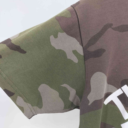 ザノースフェイス THE NORTH FACE 迷彩 ロゴクルーネックTシャツ メンズ