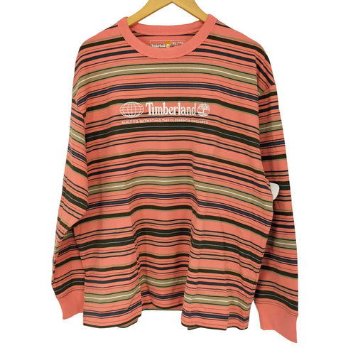 ティンバーランド Timberland ボーダー ロングスリーブカットソー メンズ JPN:XL