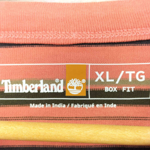ティンバーランド Timberland ボーダー ロングスリーブカットソー メンズ JPN:XL