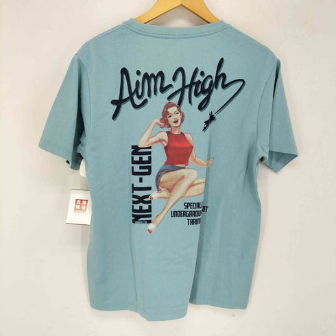 アヴィレックス AVIREX AIM HIGH T-SHIRT ピンナップガール アイム ハイ Tシャツ メンズ JPN:L