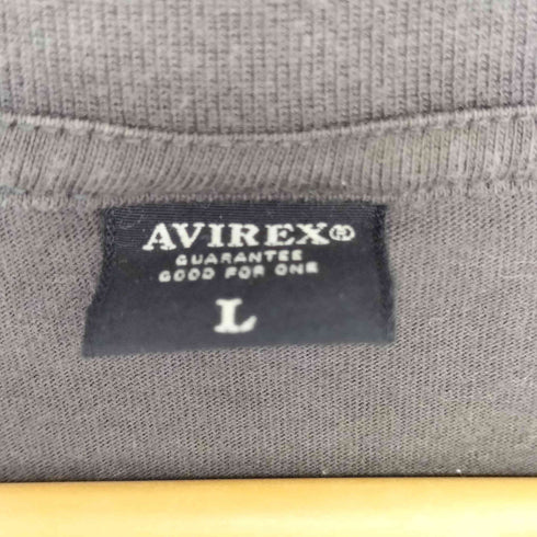 アヴィレックス AVIREX 袖ポケット ワッペン クルーネックTシャツ メンズ JPN:L