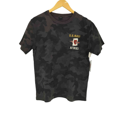アヴィレックス AVIREX PHANTOM PHLYER 迷彩 クルーネックTシャツ メンズ JPN:L