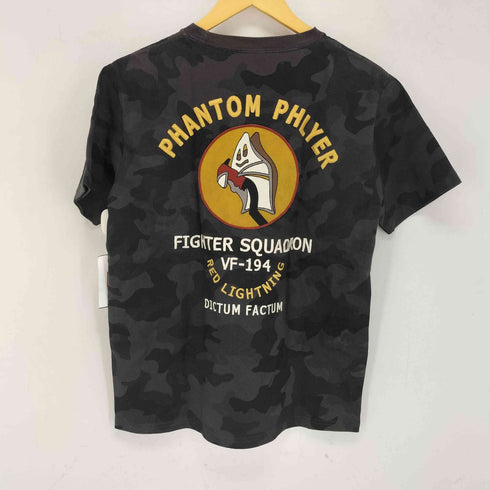 アヴィレックス AVIREX PHANTOM PHLYER 迷彩 クルーネックTシャツ メンズ JPN:L