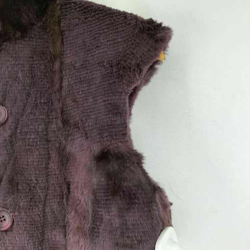 VESTIMO rabbit fur ラビットファーベスト レディース M