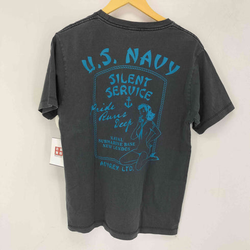 アヴィレックス AVIREX ピンナップガールプリント ウォッシュド Tシャツ メンズ JPN:L